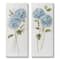 Stupell Industries Blue Hydrangea Long Stems Soft Vintage Florals Canvas Wall Art